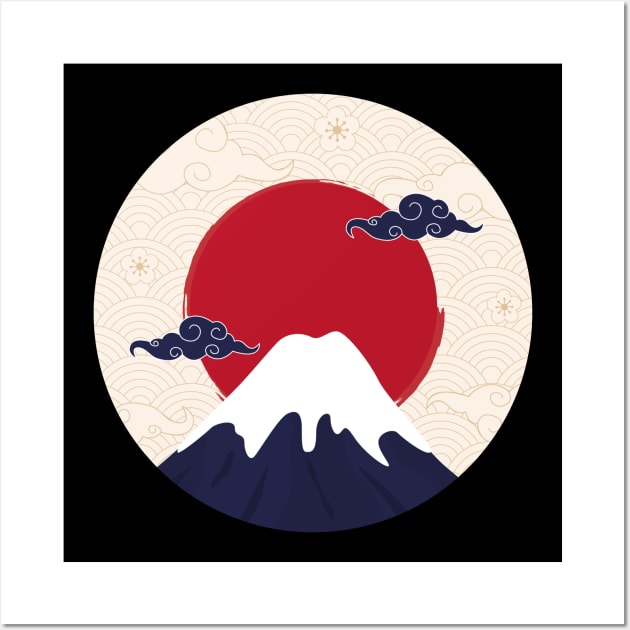 mount fuji Wall Art by chicledechoclo